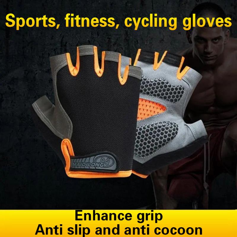 Fingerless Glove Knit - Sarung Tangan Bersepeda Setengah Jari Grosir