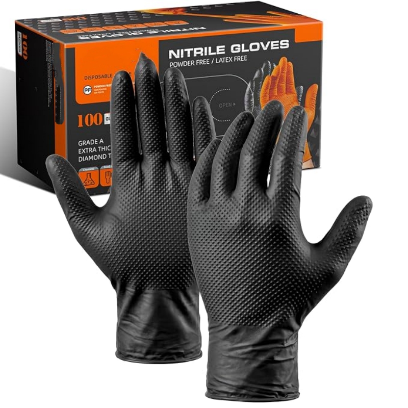 Nitrile Mechanic Glove - Sarung Tangan Nitril Sekali Pakai Oranye