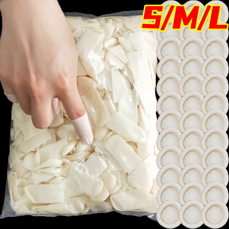 Rubber Glove Cleaning - 50-200 Buah Penutup Jari Antiselip Sarung