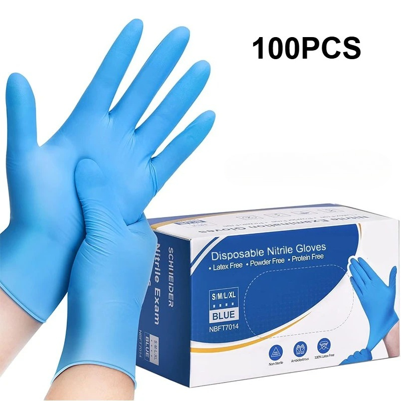 Nitrile Mechanic Glove - 100 Buah Sarung Tangan Sekali Pakai