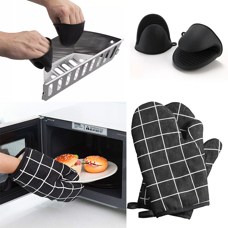 Oven Mitt Silicone - Sarung tangan Oven cubit silikon tahan