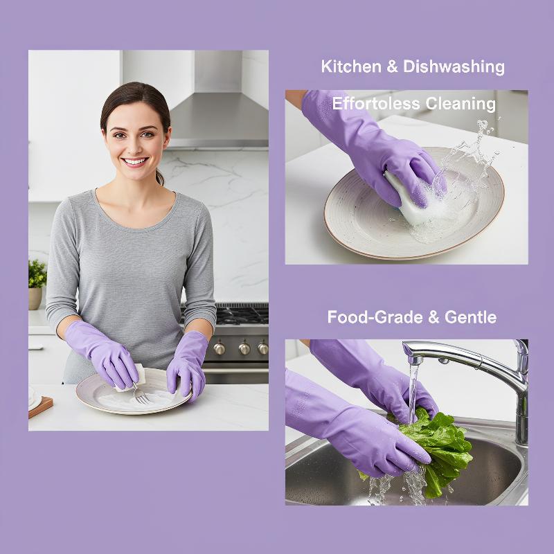 Dish Glove Rubber - 1 Pasang Sarung Tangan Cuci Piring