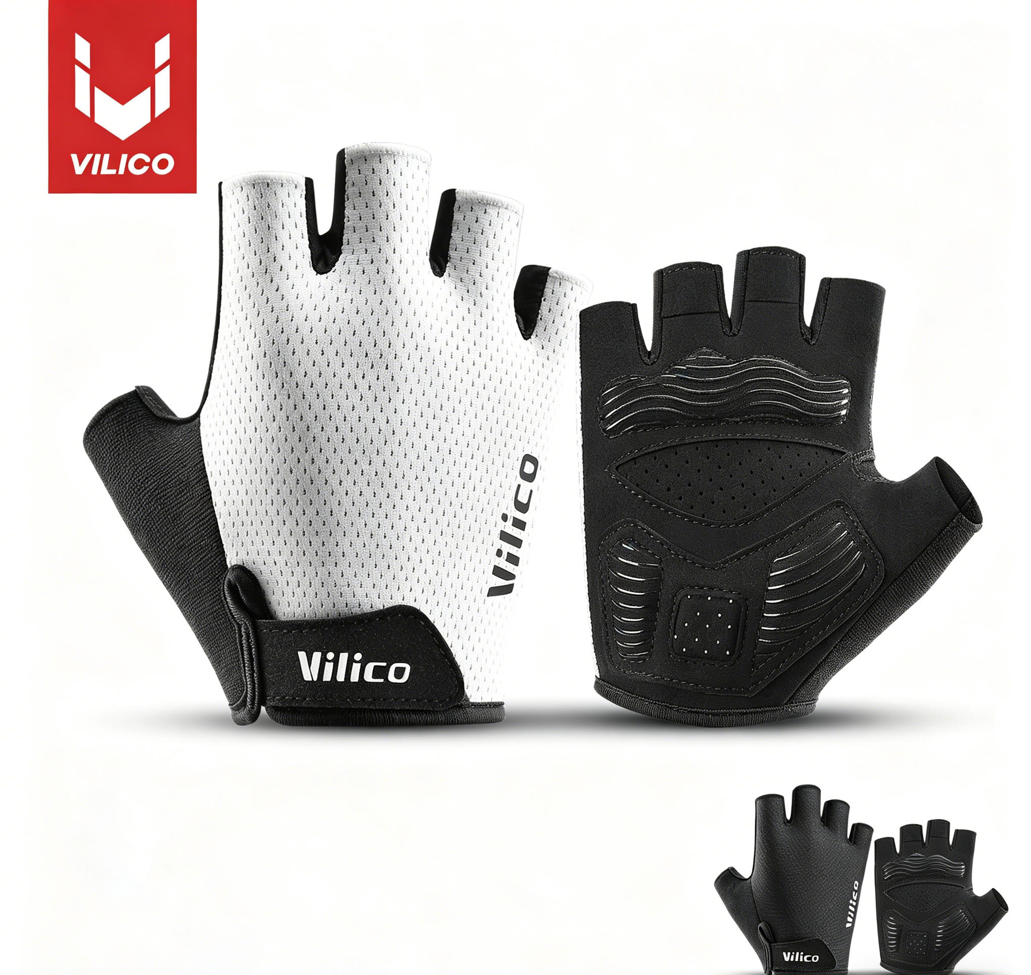 Workout Glove Gym - VILICO Sarung Tangan Bersepeda Setengah Jari