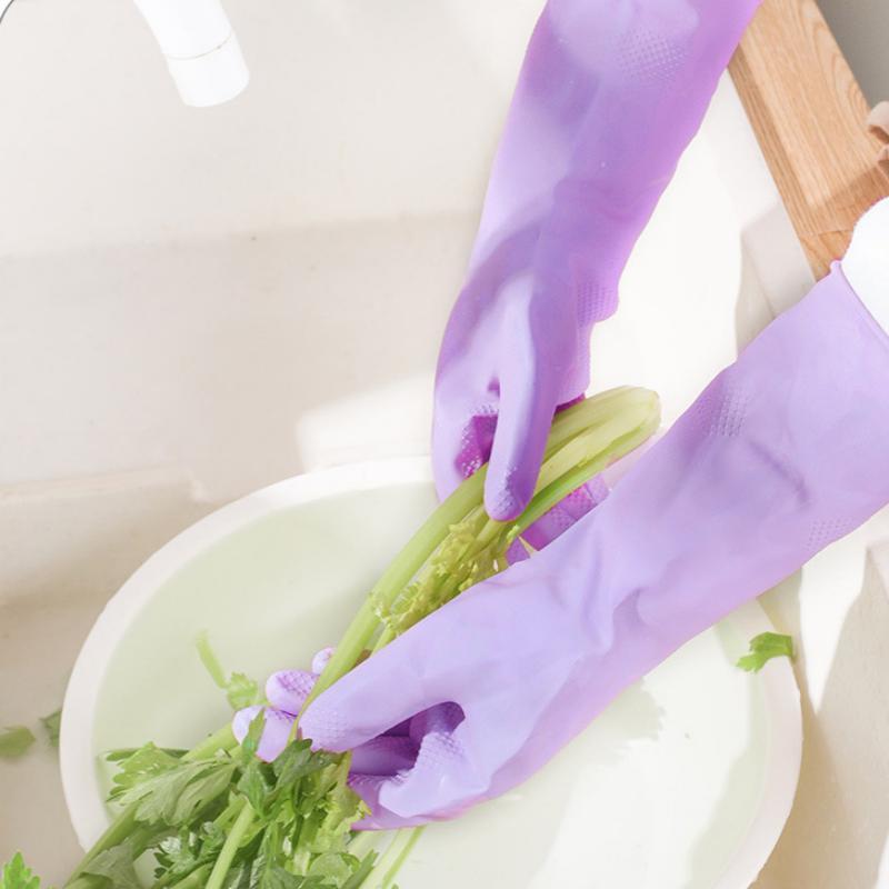 Dish Glove Rubber - 1 Pasang Sarung Tangan Pembersih Rumah