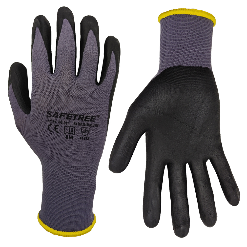 Nitrile Mechanic Glove - SAFETREE 10 Pasang Sarung Tangan Keselamatan