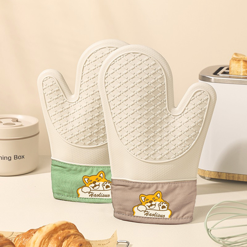 Oven Mitt Silicone - Sarung Tangan Oven Silikon Tahan Panas