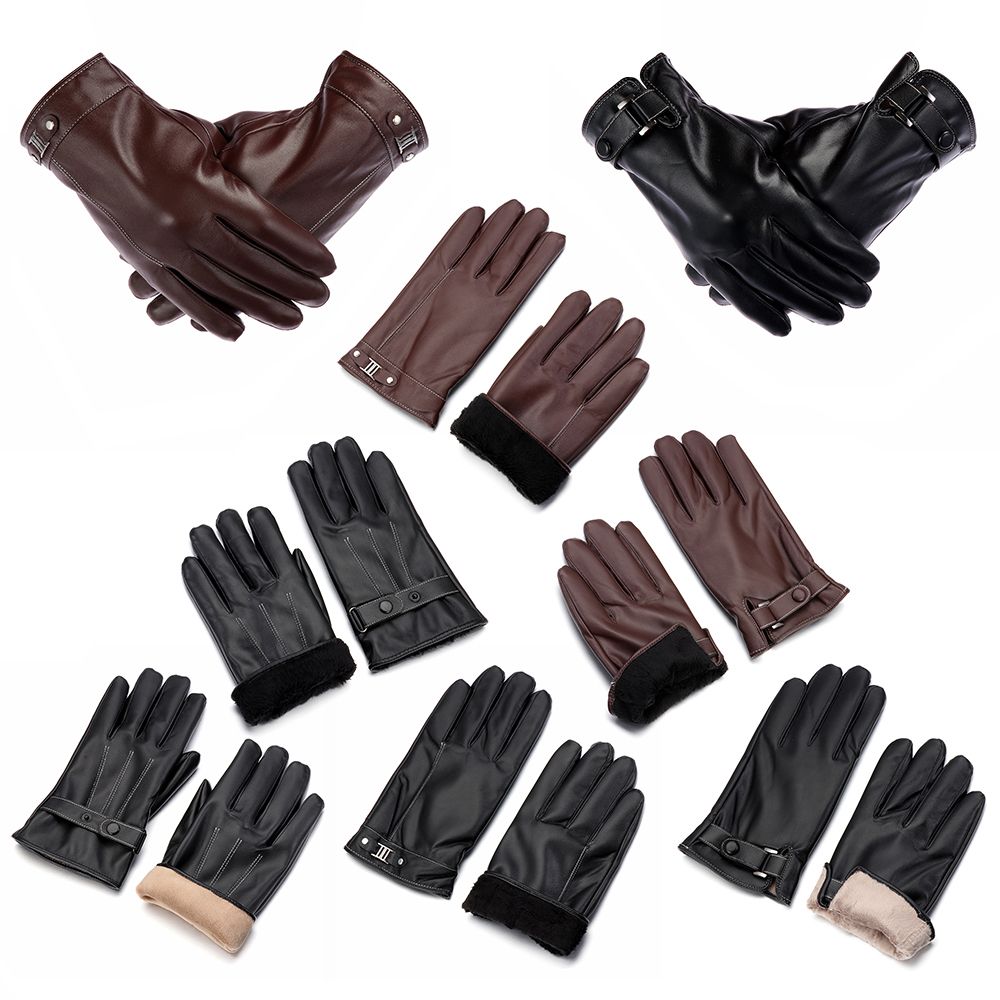 Sarung tangan bulu termal pria - Leather Driving Glove ulasan dan harga