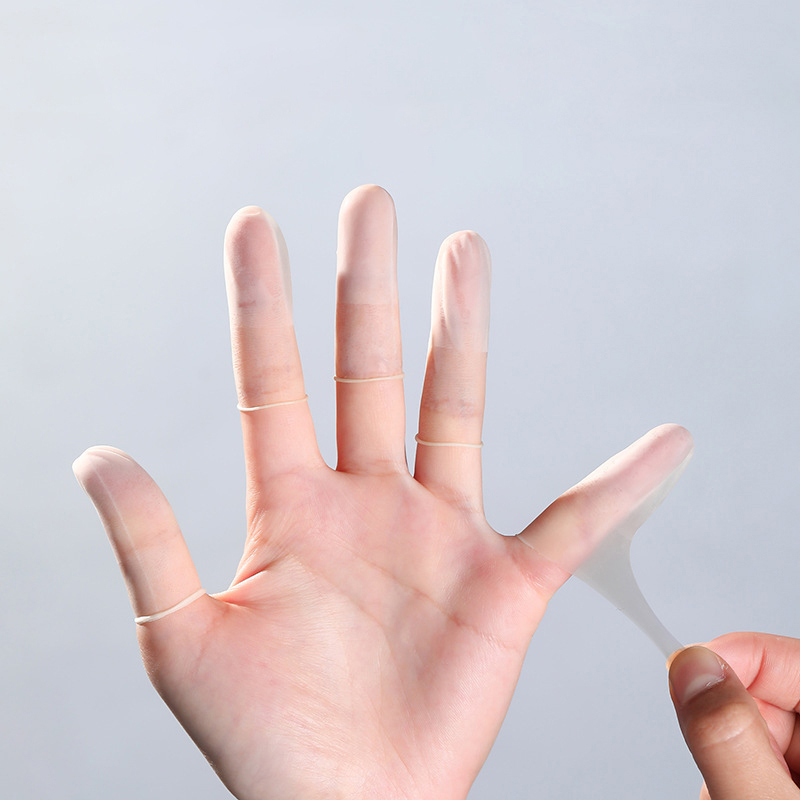Baru 50 Buah/Pak Sarung Jari L - Latex Disposable Glove ulasan dan harga