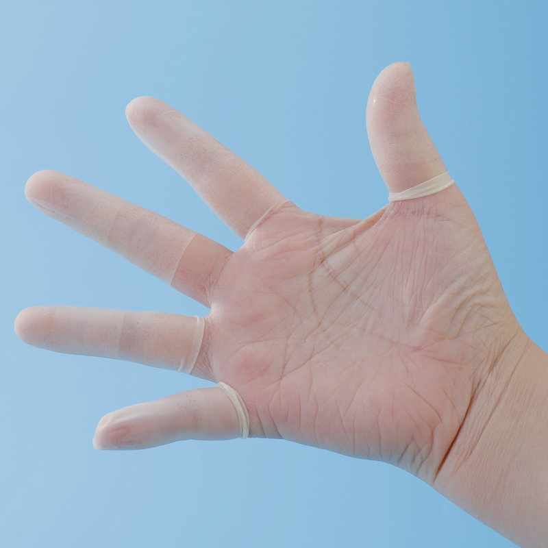 Baru 50 Buah/Pak Sarung Jari L - Latex Disposable Glove ulasan dan harga