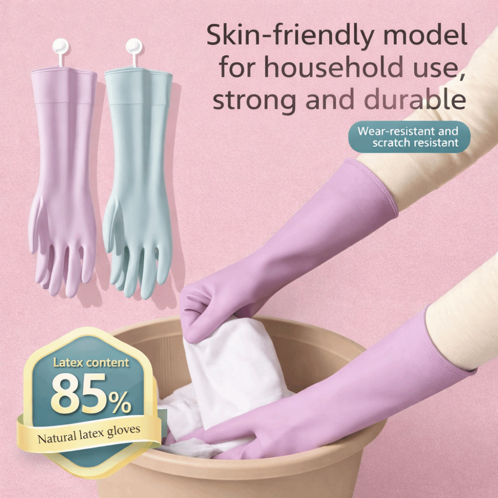 Sarung Tangan Cuci Piring Late - Dish Glove Rubber ulasan dan harga