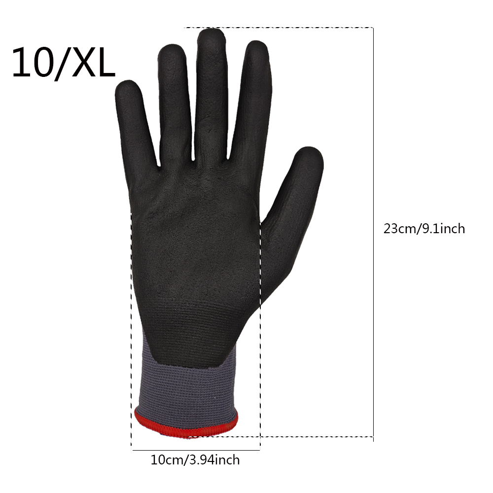 SAFETREE 10 Pasang Sarung Tang - Nitrile Mechanic Glove ulasan dan harga
