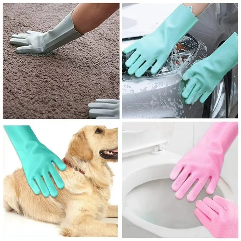 1 Buah Sarung Tangan Pencuci P - Dish Glove Rubber ulasan dan harga