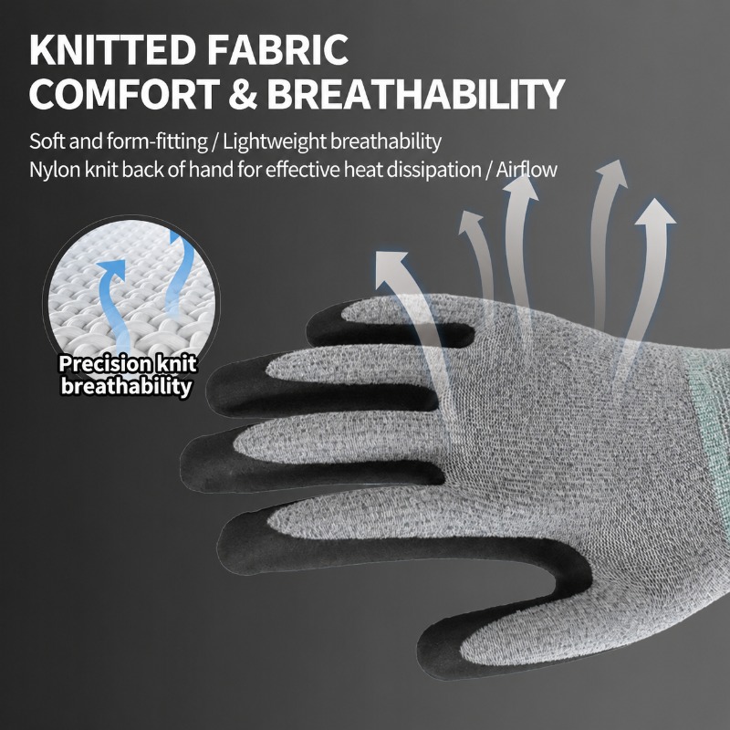 Sarung Tangan Kerja 15 Jarum B - Nitrile Mechanic Glove ulasan dan harga