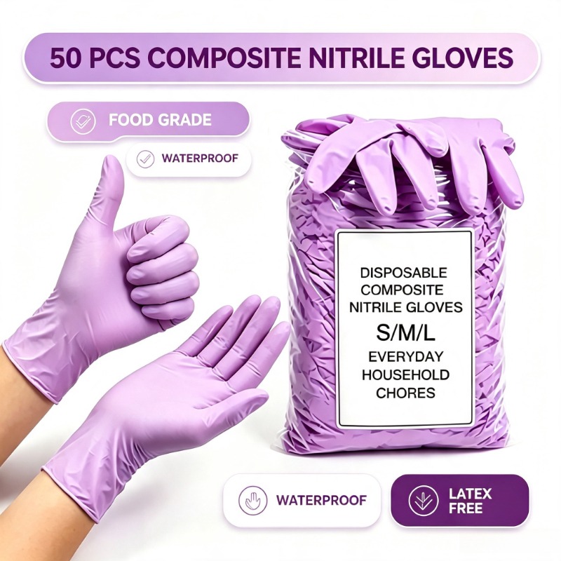 50PCS Sarung Tangan Nitril Sek - Exam Glove Nitrile ulasan dan harga